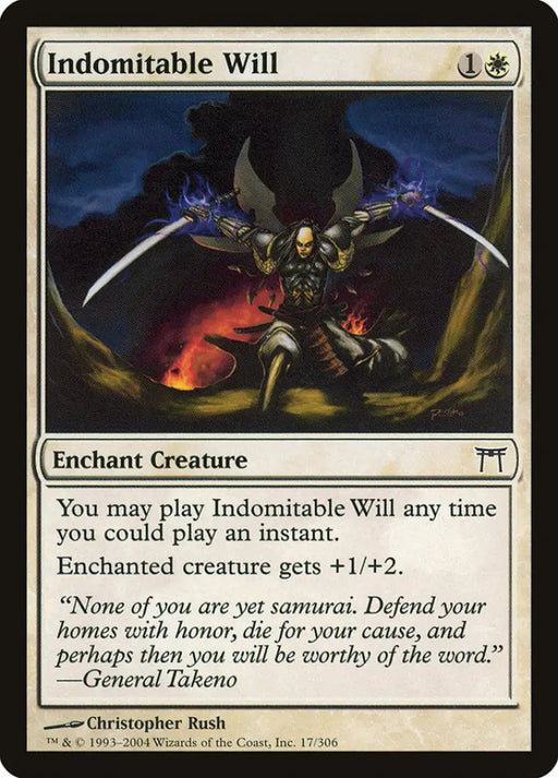 Indomitable Will [Champions of Kamigawa] - MTG Single