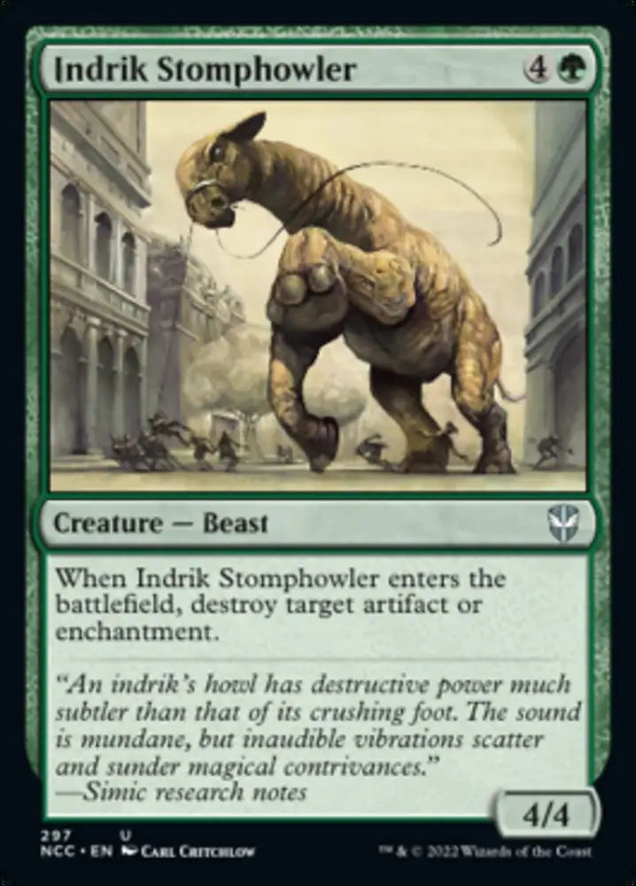Indrik Stomphowler [Streets of New Capenna Commander] - MTG Single