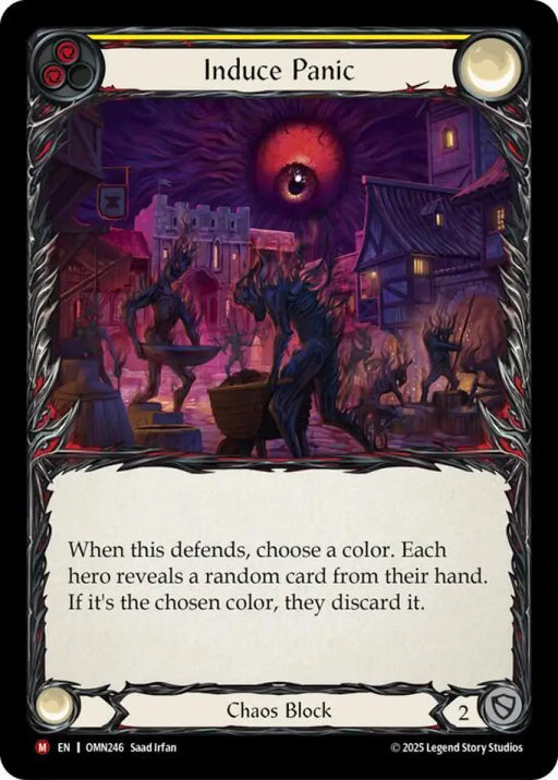 Induce Panic (Yellow) (OMN246) [Omens of the Third Age]