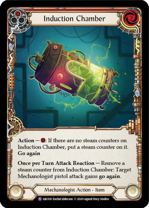 Induction Chamber [Arcane Rising Unlimited] Unlimited Rainbow Foil - Flesh And Blood Single