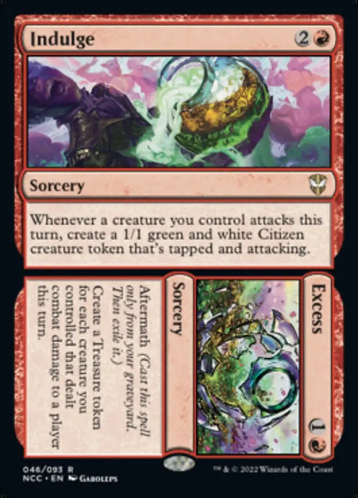 Indulge // Excess [Streets of New Capenna Commander] - MTG Single