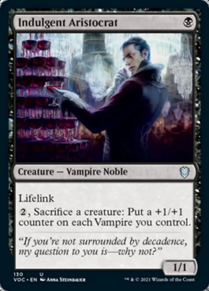 Indulgent Aristocrat [Innistrad: Crimson Vow Commander] - MTG Single