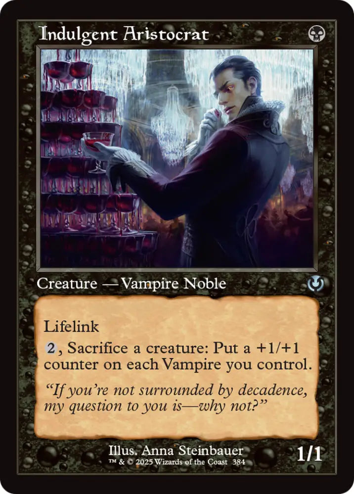 Indulgent Aristocrat (Retro Frame) [Innistrad Remastered] - MTG Single