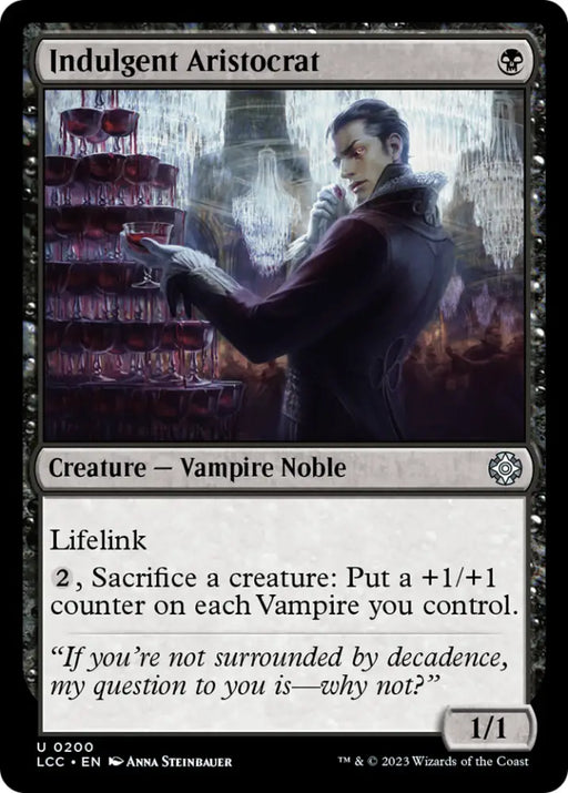 Indulgent Aristocrat [The Lost Caverns of Ixalan Commander] - MTG Single