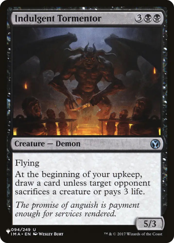 Indulgent Tormentor [The List] - MTG Single
