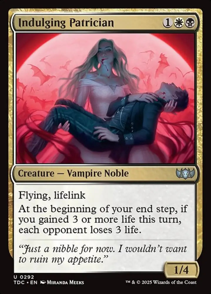 Indulging Patrician (292) [Tarkir: Dragonstorm Commander]