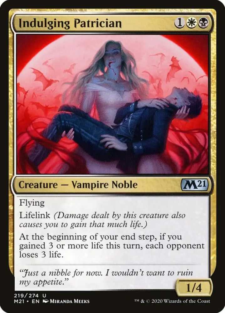 Indulging Patrician [Core Set 2021] - MTG Single