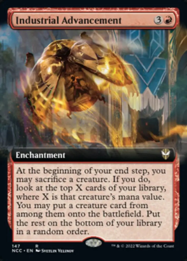Industrial Advancement (Extended Art) [Streets of New Capenna Commander] - MTG Single