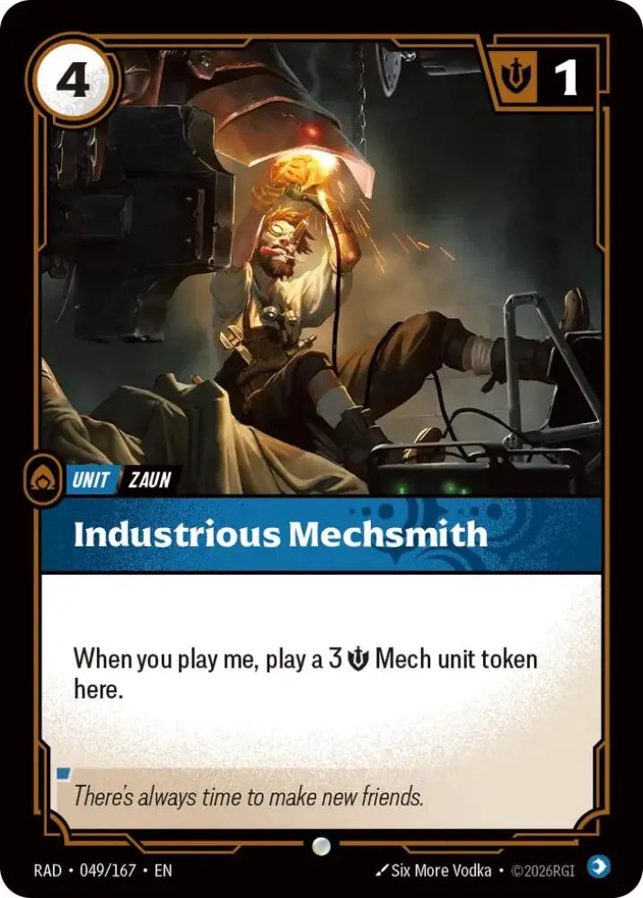 Industrious Mechsmith (049/167) [Radiance]
