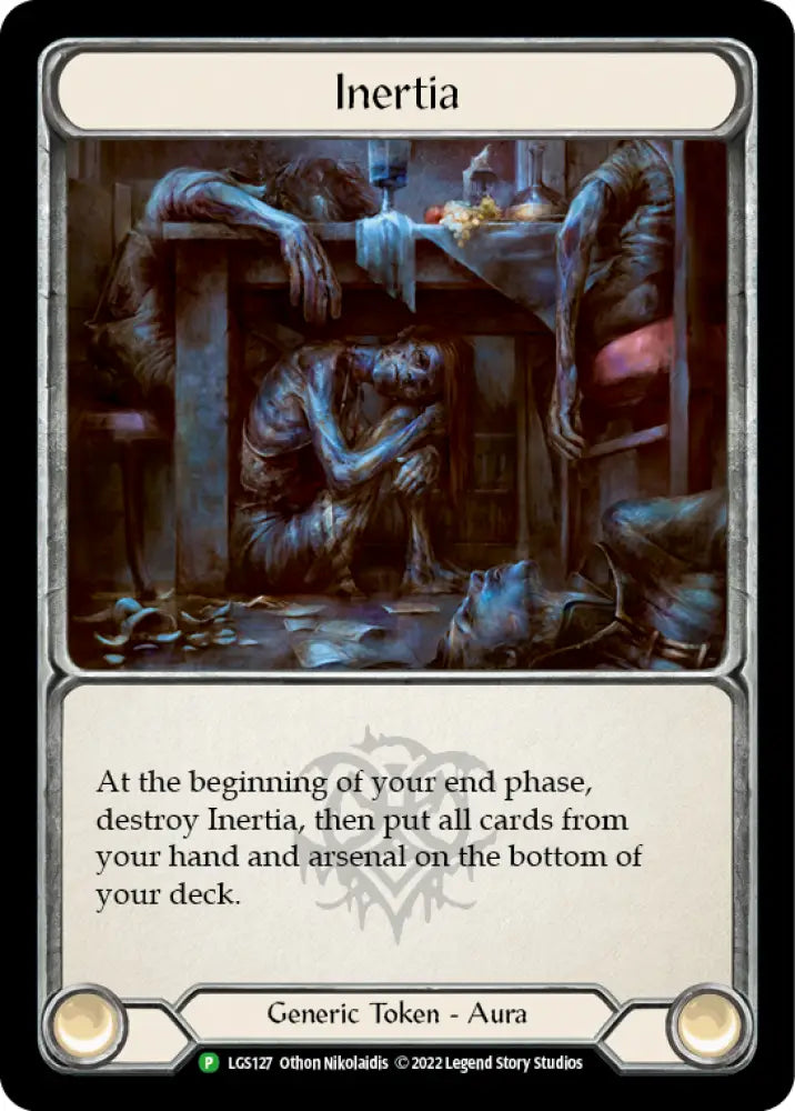 Inertia // Ponder [LGS127 // LGS128] (Promo) Cold Foil - Flesh And Blood Single