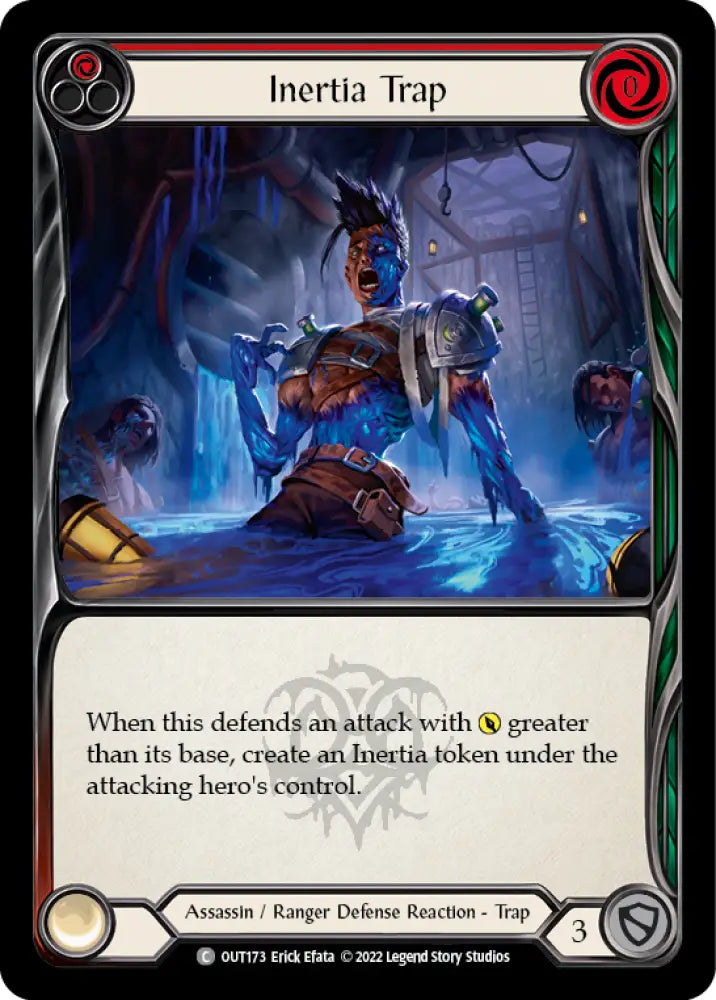Inertia Trap (Red) [Outsiders] Rainbow Foil - Flesh And Blood Single