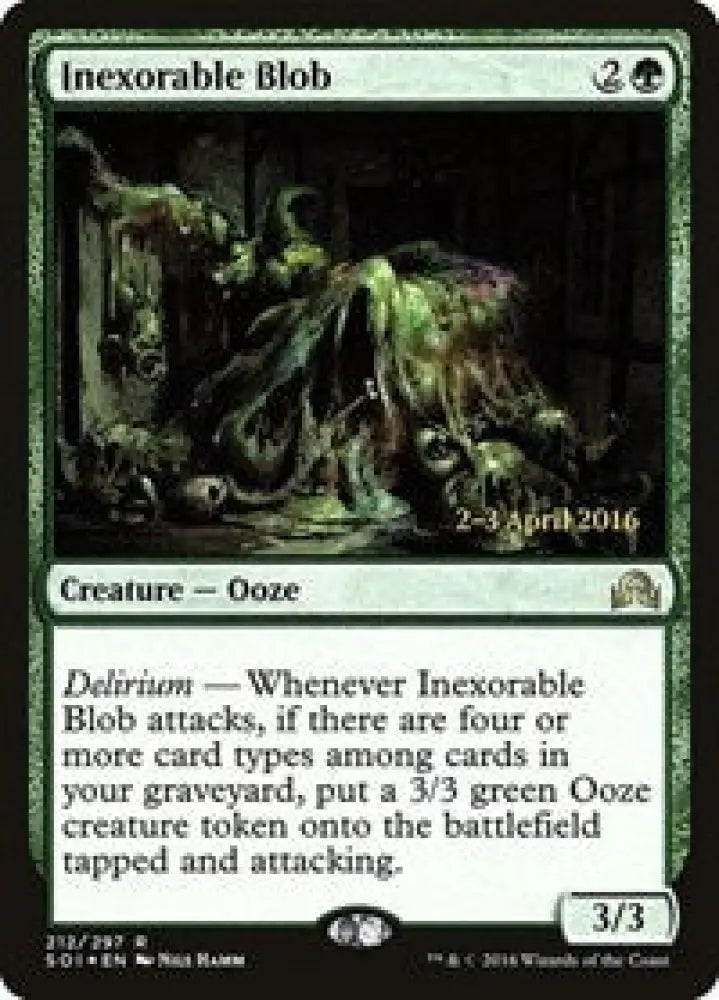 Inexorable Blob (212) [Prerelease Cards]