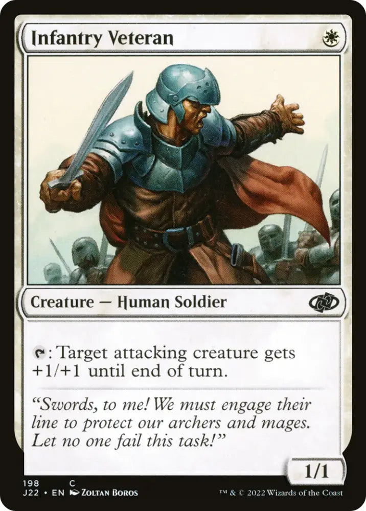 Infantry Veteran [Jumpstart 2022] - MTG Single