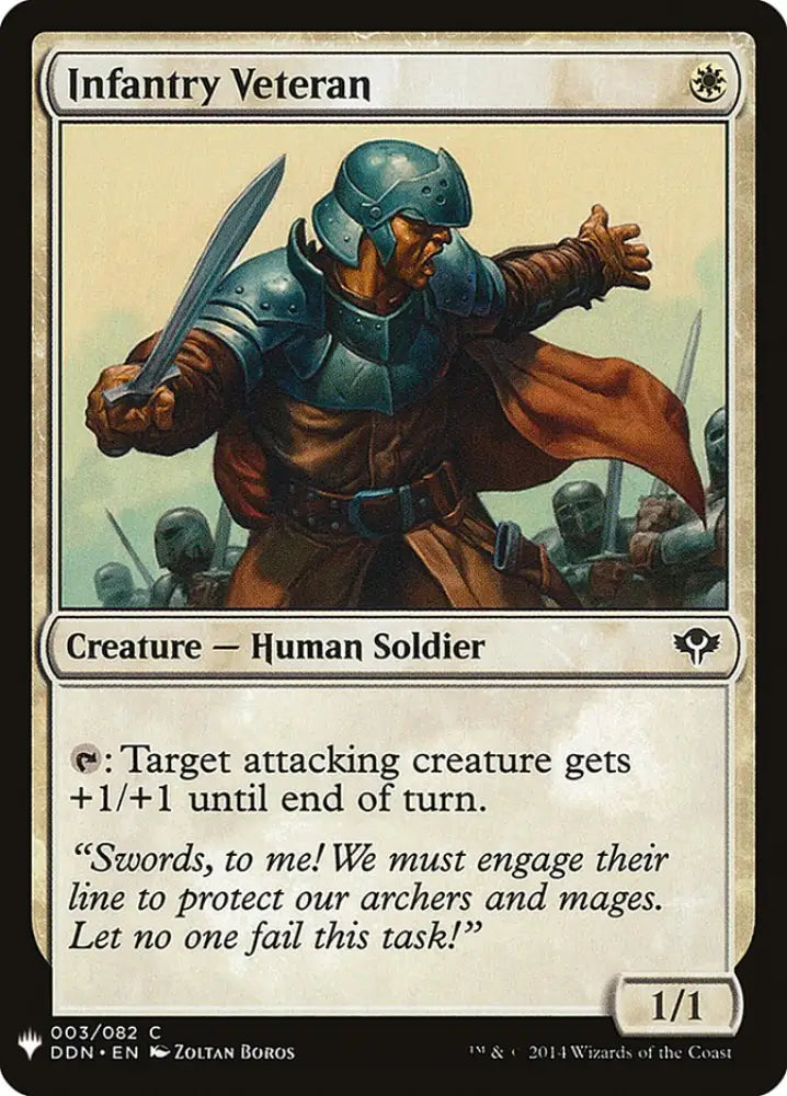 Infantry Veteran [Mystery Booster] - MTG Single