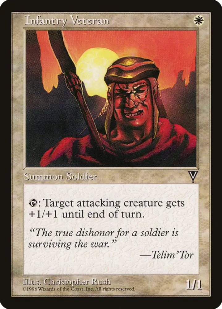 Infantry Veteran [Visions] - MTG Single
