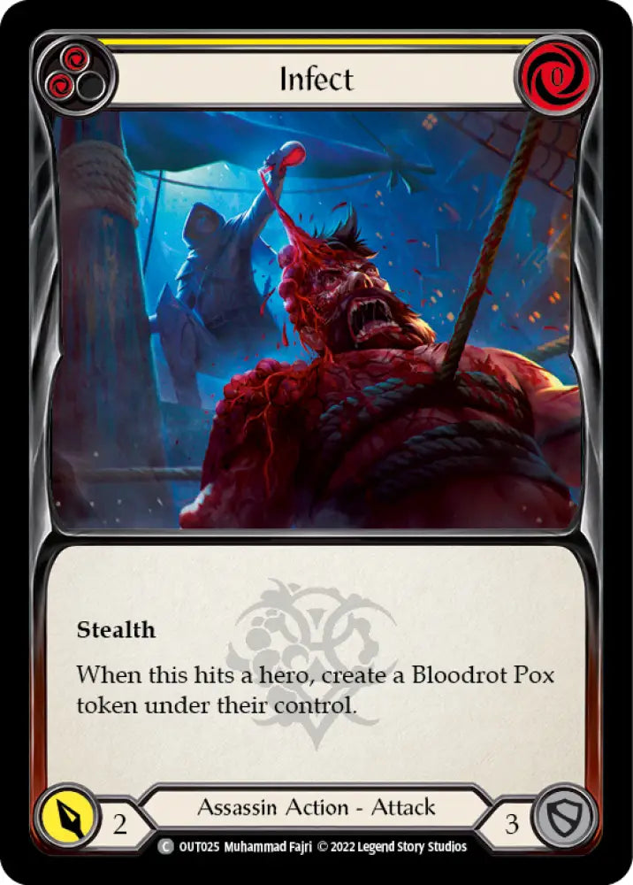 Infect (Yellow) [Outsiders] - Flesh And Blood Single