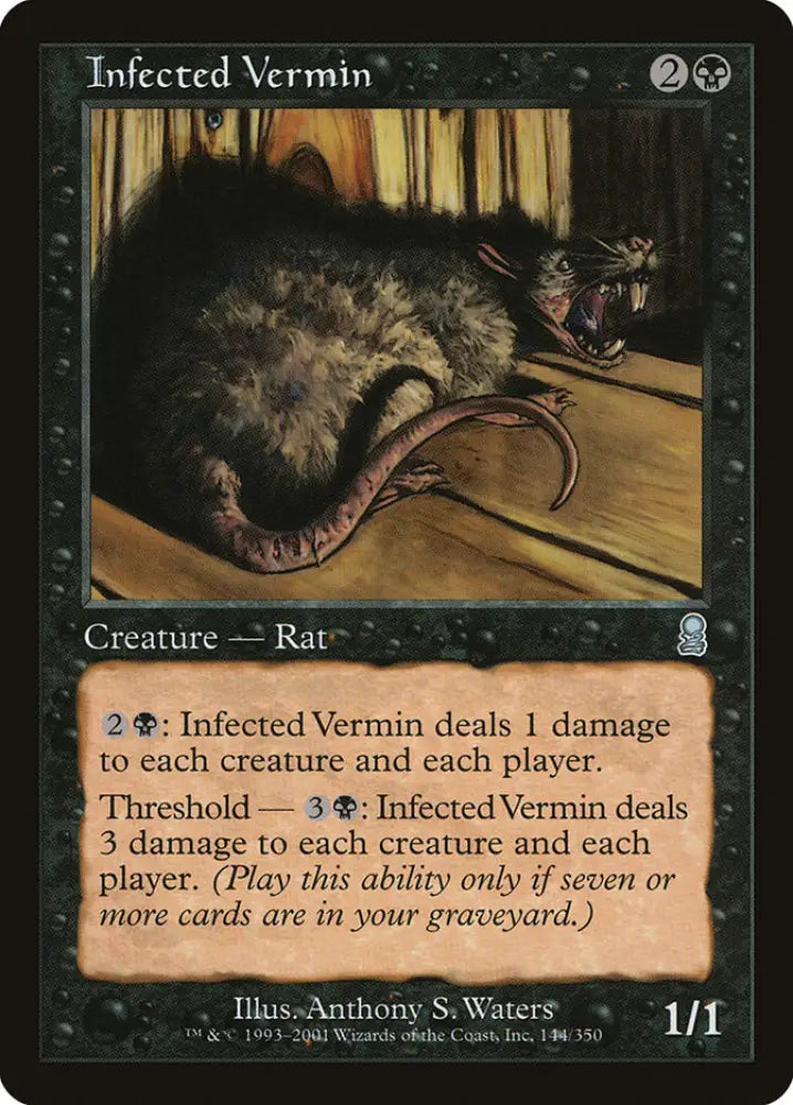 Infected Vermin [Odyssey] - MTG Single