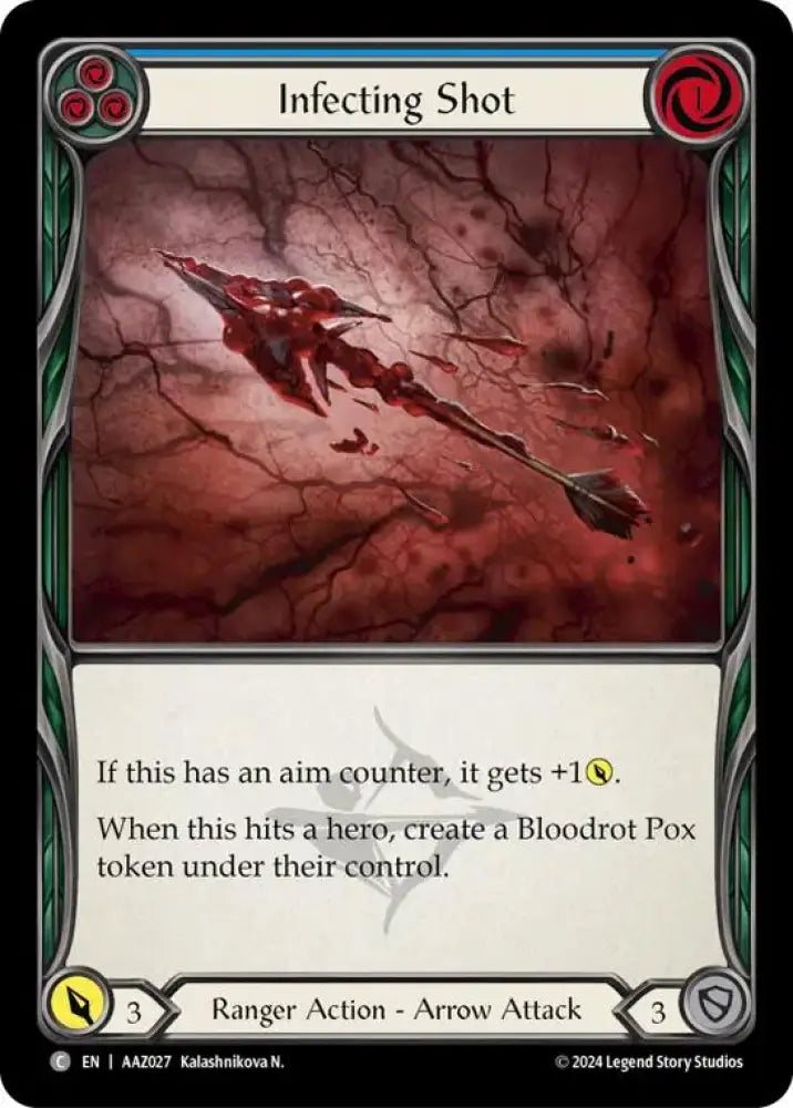 Infecting Shot (Blue) [AAZ027] (Armory Deck: Azalea) - Flesh And Blood Single