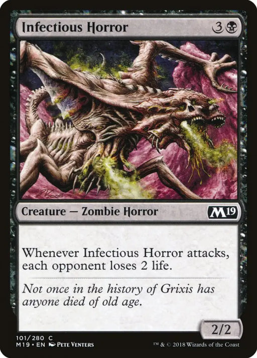 Infectious Horror [Core Set 2019] - MTG Single