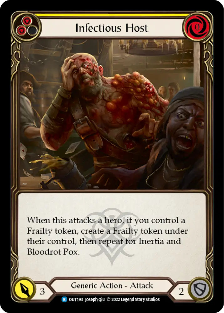 Infectious Host (Yellow) [Outsiders] - Flesh And Blood Single