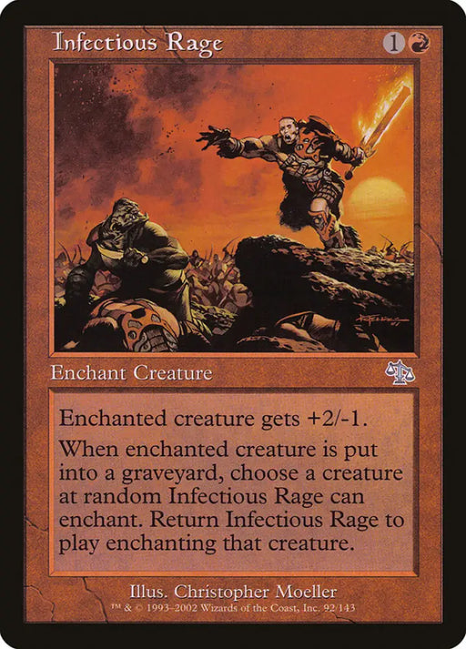 Infectious Rage [Judgment] - MTG Single