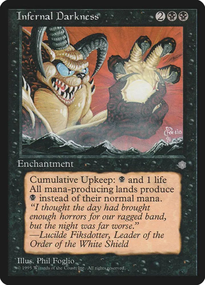 Infernal Darkness [Ice Age] - MTG Single