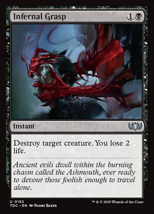 Infernal Grasp (182) [Tarkir: Dragonstorm Commander]