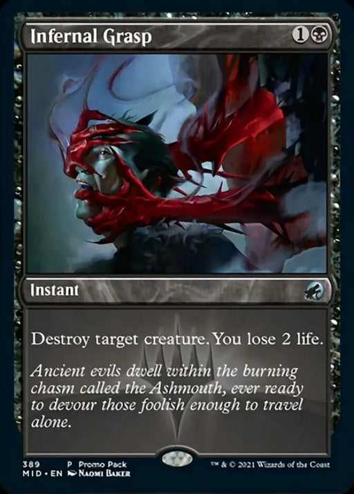 Infernal Grasp (Promo Pack) [Innistrad: Midnight Hunt Promos] - MTG Single