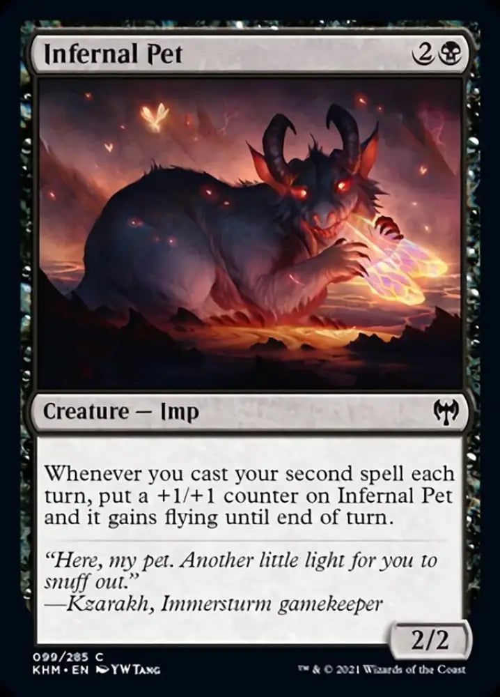 Infernal Pet [Kaldheim] - MTG Single