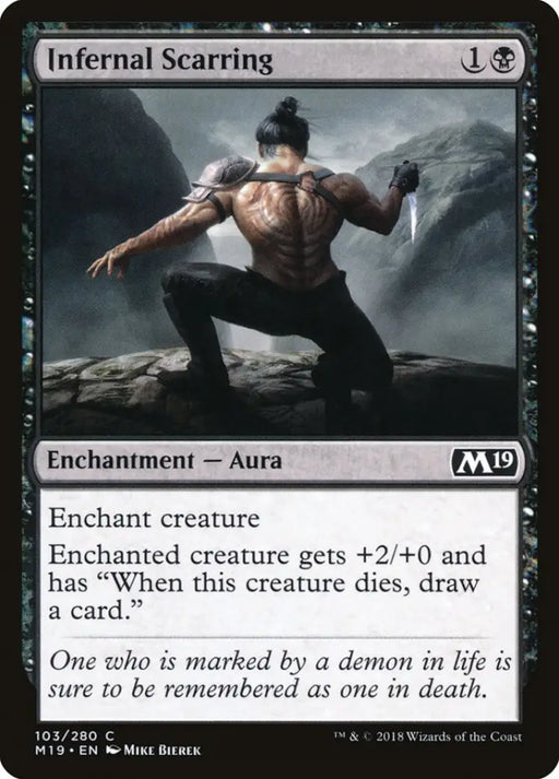 Infernal Scarring [Core Set 2019] - MTG Single