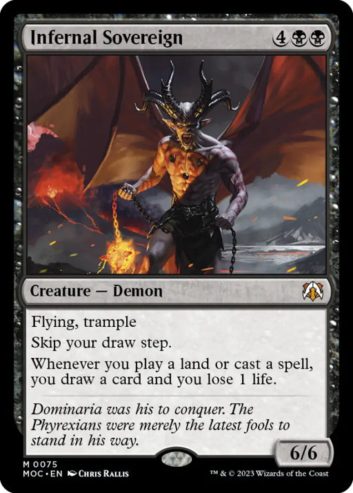 Infernal Sovereign [March of the Machine Commander] - MTG Single