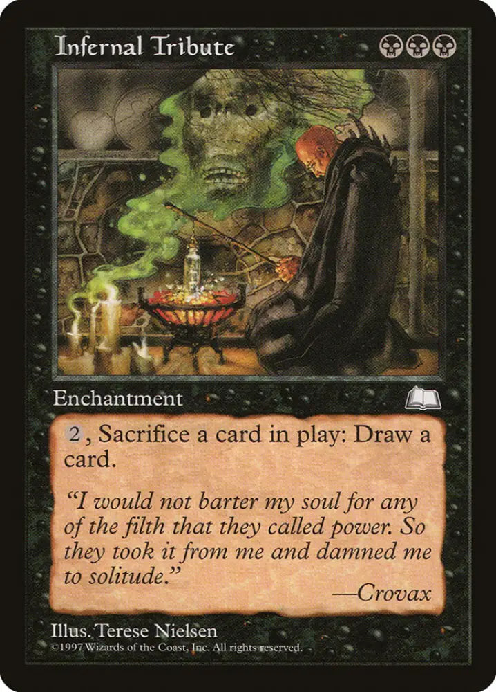 Infernal Tribute [Weatherlight] - MTG Single