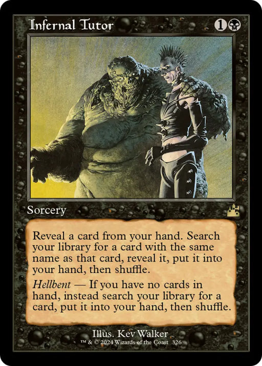 Infernal Tutor (Retro Frame) [Ravnica Remastered] - MTG Single