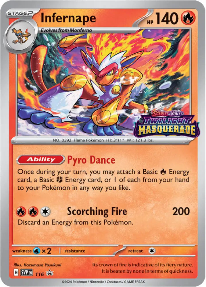 Infernape (116) [Scarlet & Violet: Black Star Promos] - Pokemon Single