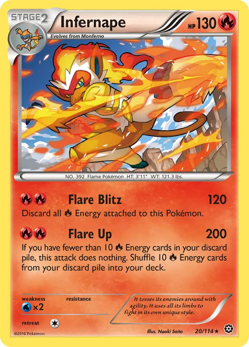 Infernape (20/114) [XY: Steam Siege] - Pokemon Single