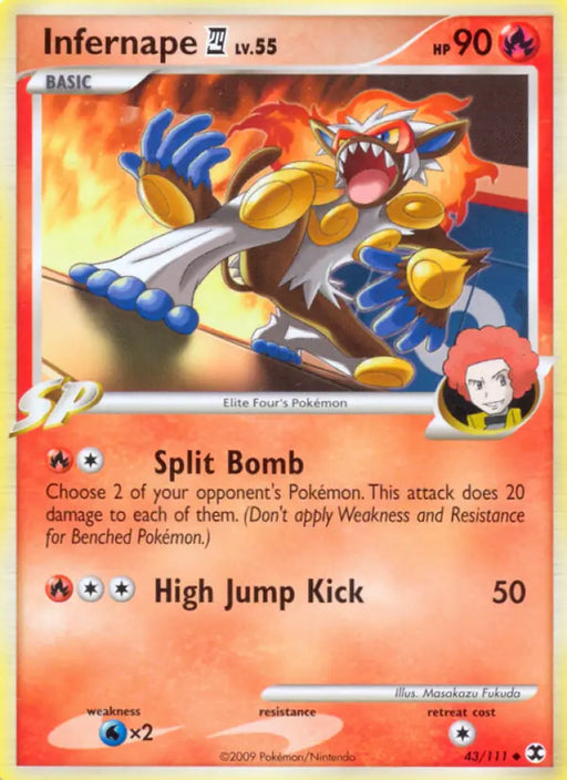 Infernape (43/111) [Platinum: Rising Rivals] - Pokemon Single