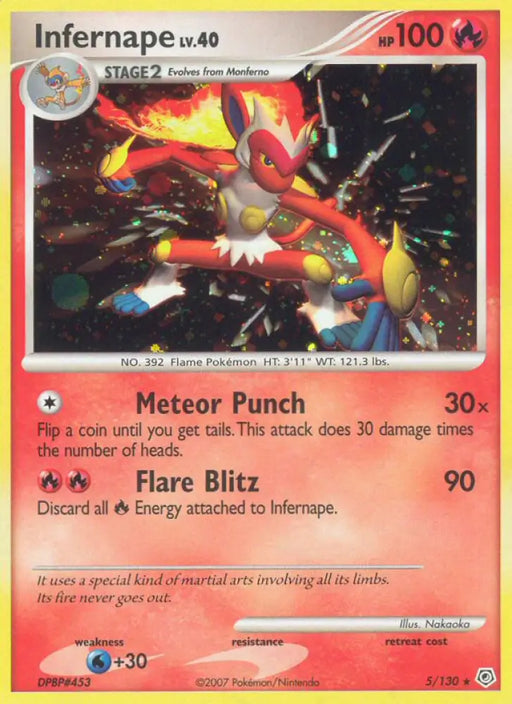 Infernape (5/130) [Diamond & Pearl: Base Set] - Pokemon Single
