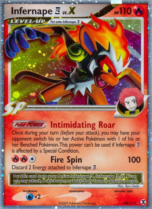 Infernape LV.X (108/111) [Platinum: Rising Rivals] - Pokemon Single