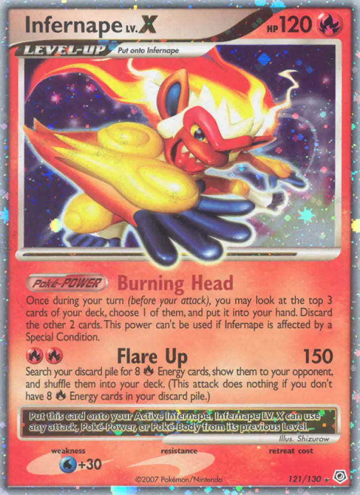 Infernape LV.X (121/130) [Diamond & Pearl: Base Set] - Pokemon Single