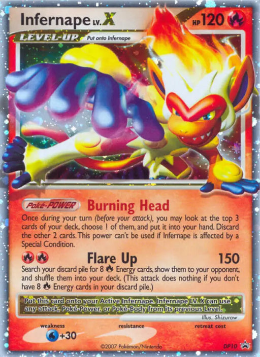 Infernape LV.X (DP10) [Diamond & Pearl: Black Star Promos] - Pokemon Single