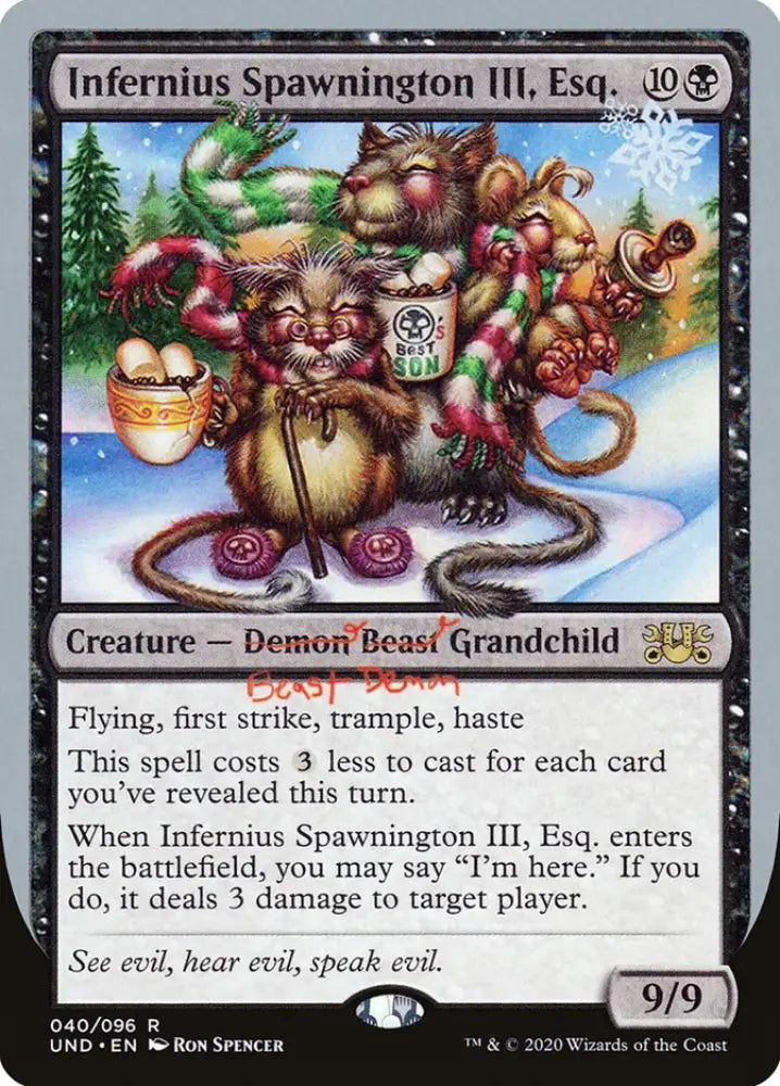 Infernius Spawnington III Esq. [Unsanctioned] - MTG Single