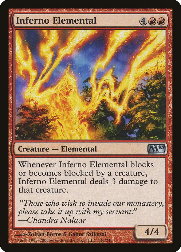 Inferno Elemental [Magic 2010] - MTG Single