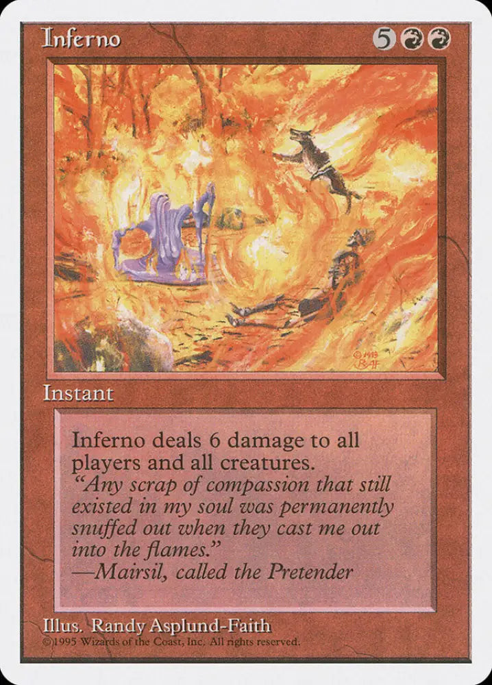 Inferno [Fourth Edition] - MTG Single