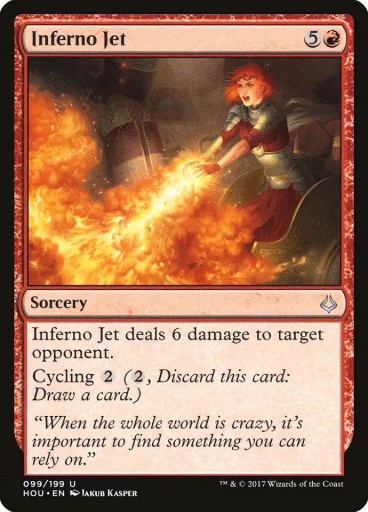 Inferno Jet [Hour of Devastation] - MTG Single
