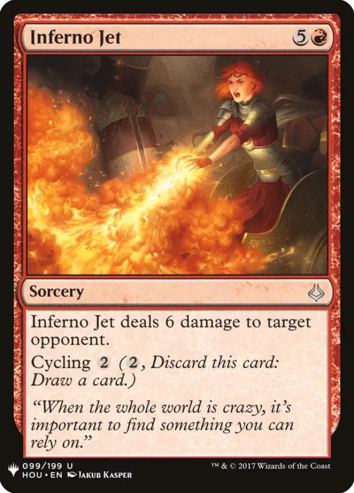 Inferno Jet [Mystery Booster] - MTG Single