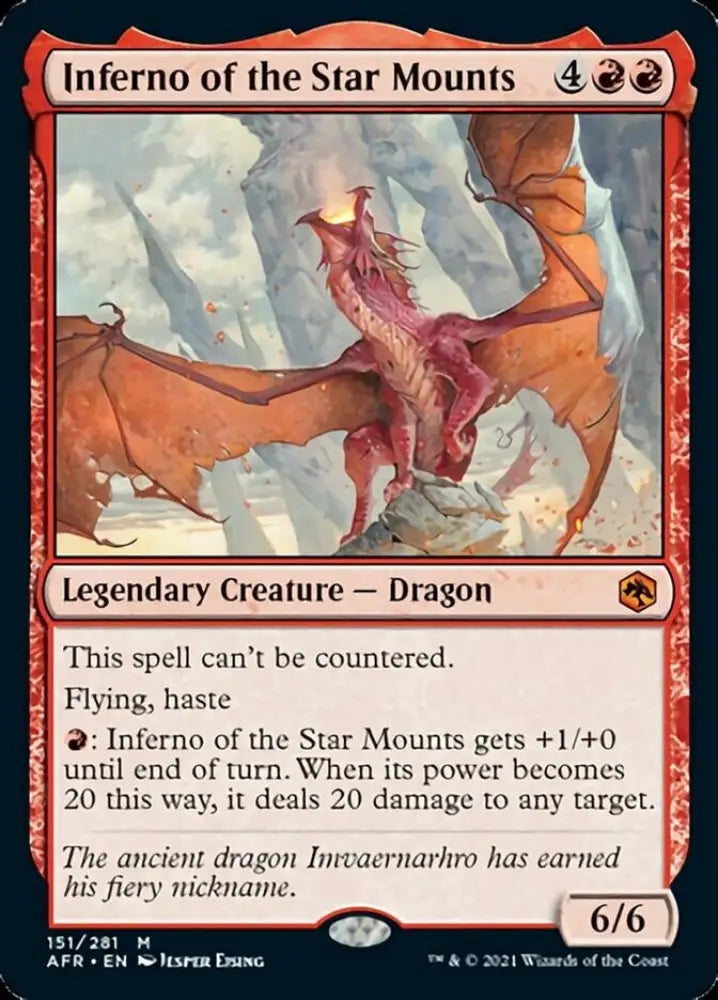 Inferno of the Star Mounts [Dungeons & Dragons: Adventures in the Forgotten Realms] - MTG Single