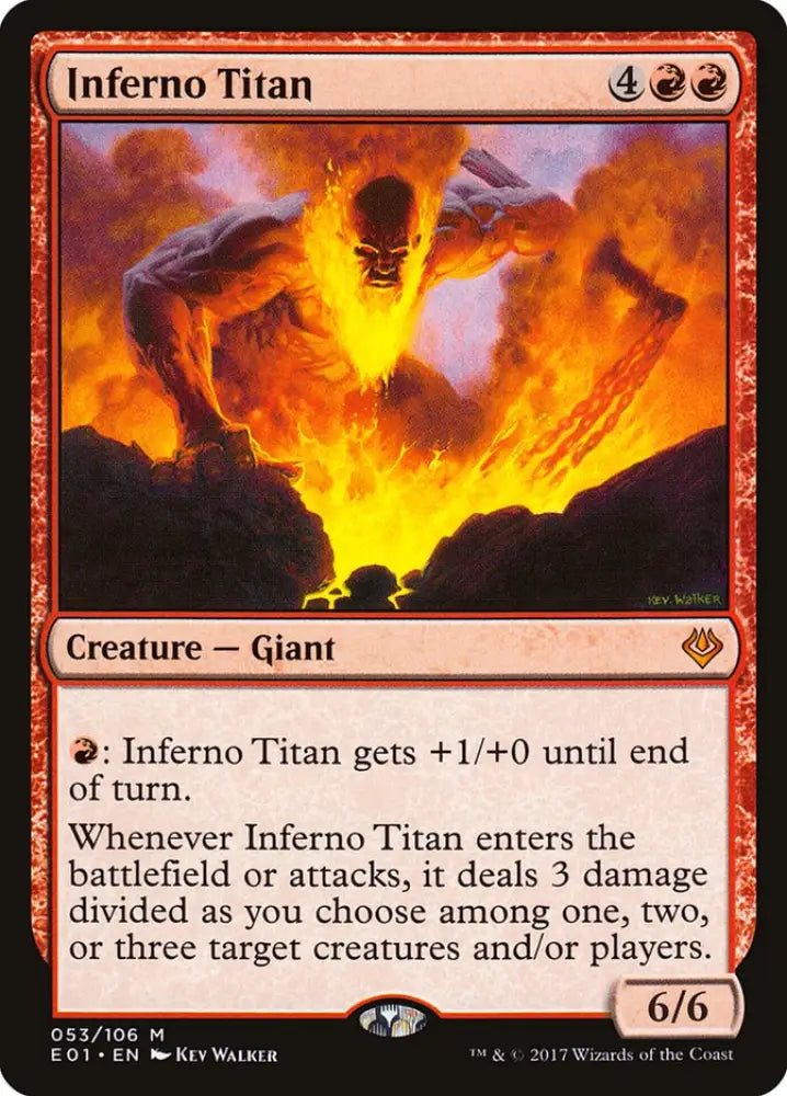 Inferno Titan [Archenemy: Nicol Bolas] - MTG Single