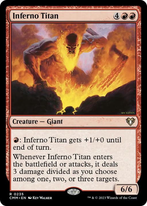 Inferno Titan [Commander Masters] - MTG Single