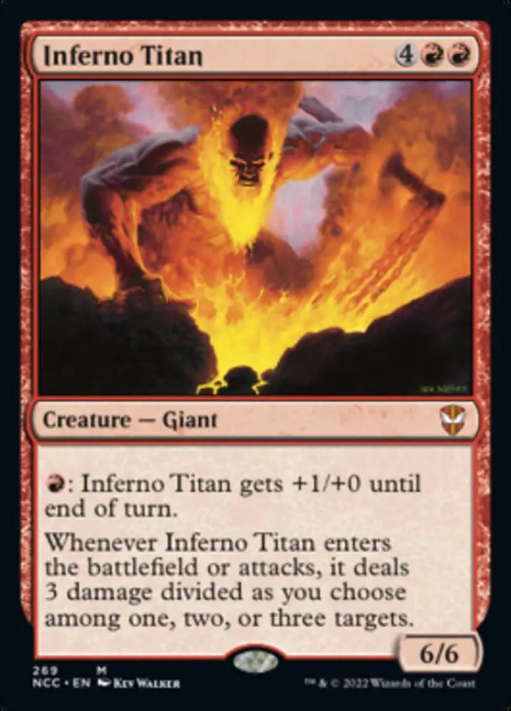 Inferno Titan [Streets of New Capenna Commander] - MTG Single