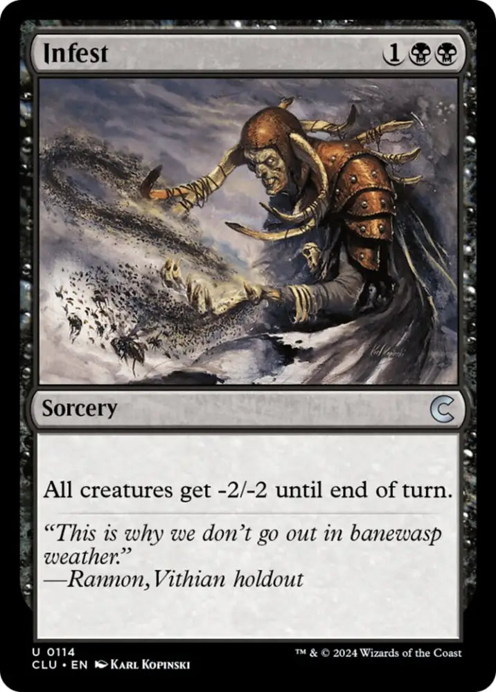 Infest [Ravnica: Clue Edition] - MTG Single